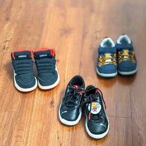 Toddler boys bundle of shoes